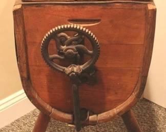 549 - Antique Wooden Churn 30 x 19.5 x 11 Inches
