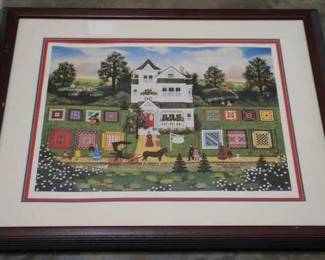 157 - Wooster Scott Framed Print 34 x 29.5 Signed and Numbered
