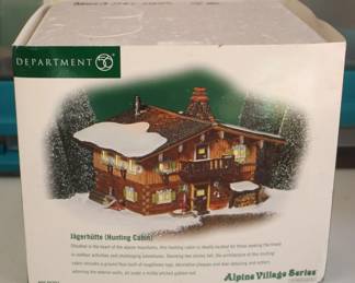160 - Dept 56 Hunting Cabin in Box
