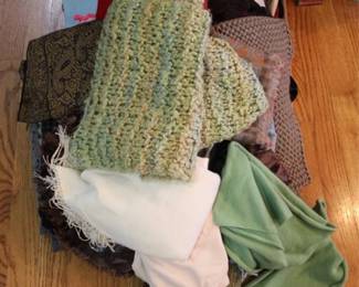 741 - Assorted scarves & more
