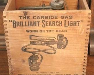 282 - Brilliant Search Light in Original Wooden Box
