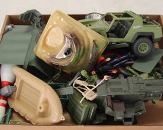 100 - Tray Lot of Assorted G.I. Joe Accessories & More
