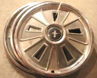 420 - Mustang Hubcaps - Set of 3 14" round
