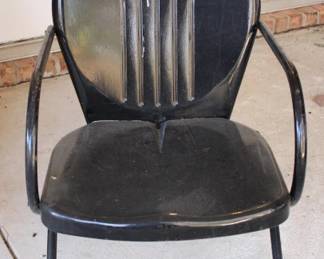 28 - Metal Chair 33 x 21 x18.5
