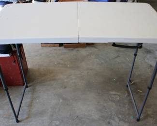 107 - Lifetime Folding Table 36 x 34 x 48
