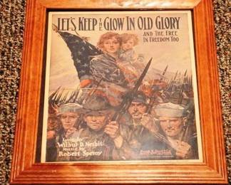 434 - Framed Print - Lets Keep the Glow 16 x 13 Inches
