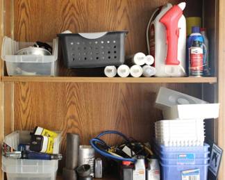 66 - Assorted Items 2 Shelves
