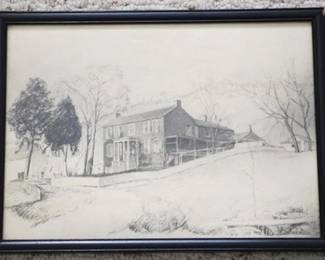 233 - Framed Print 9.5 x 12.5
