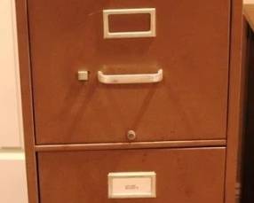 534 - File Cabinet 4 Drawer 52 x 15 x 26.5 Inches
