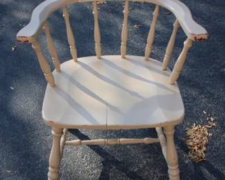 126 - Wooden Chair 30 x 22 x 18
