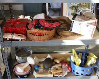 183 - 2 Shelf Lot Assorted Items

