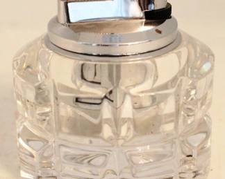 827 - Crystal Table Lighter 3 Inches Tall
