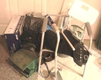 421 - Assorted Items to include a walker
