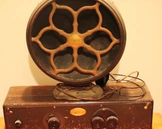 489 - Atwater Kent Radio (Untested) 21 x 21 x 10 Inches
