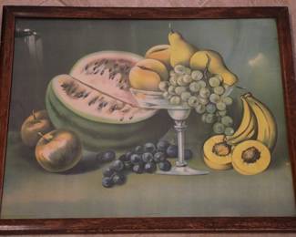 644 - Framed print, 17.5 x 21.5
