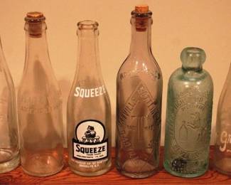 471 - 6 Assorted Advertising Bottles

