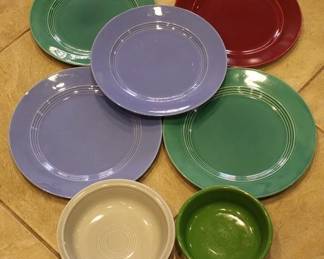 659 - 7 Pc Fiesta dishes
