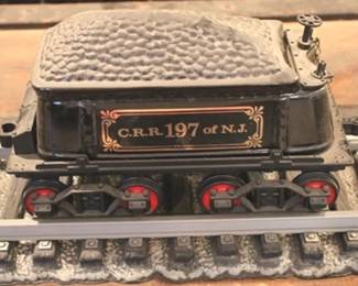 308 - Jim Beam Decanter "C.R.R. 197 of NJ" 9.5" long
