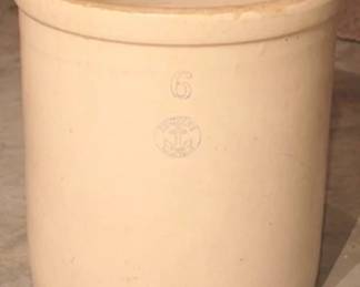 419 - 6 Gallon Stoneware Crock - 13 x 13
