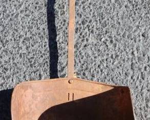 58 - Antique Metal Cart 27.5" tall
