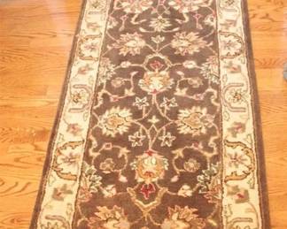 597 - Kaleen wool runner rug, 119 x 30
