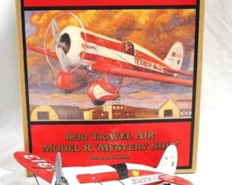 22 - Texaco Wings of Texaco 1930 Travel Air Model R Mystery Ship in Box
