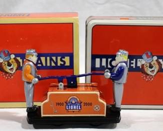 2 - Lionel Trains Wind-Up Hand Car in Box O Gauge
