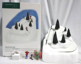 202 - Dept. 556 Village Animated Ski Slope w/Box
