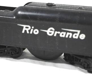 96 - Lionel Rio Grande Tanker Car 8 Inches Long O Gauge
