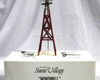 12 - Dept. 56 Snow Village Windmill in Box
