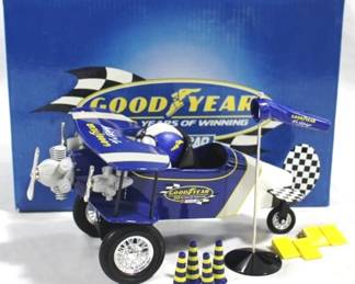 50 - Goodyear Bi-Wing Pedal Plane in Box
