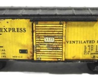 57 - Southern Pacific Corp. Refrigerator Car 8 Inches Long O Gauge
