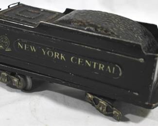 147 - Marx New York Central Coal Car 6 Inches Long O Gauge

