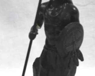 199 - Indian Statue (Oklahoma Centennial) 12 Inches Tall
