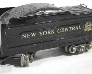 83 - Marx New York Central Coal Car 6 Inches Long O Gauge

