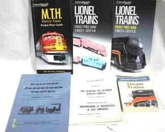 105 - 6 Assorted Train Books
