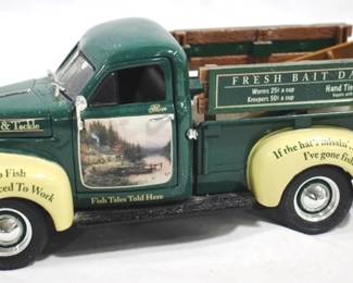 35 - ERTL Thom's Bait and Tackle Die-Cast Truck 7.5 Inches Long
