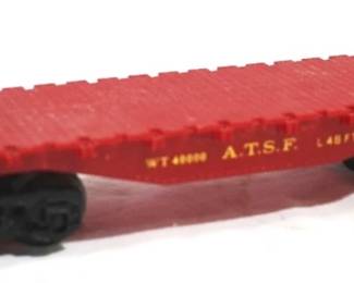 69 - Lionel A.T.S.F. Open Car 8 Inches Long O Gauge
