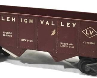89 - Lionel Lehigh Valley Train Car 8.5 Inches Long O Gauge

