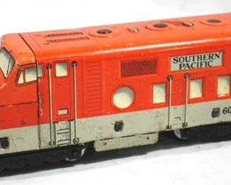 44 - Marx Southern Pacific Locomotive 9 Inches Long
