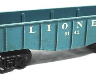74 - Lionel 6142 Open Car 8.5 Inches Long O Gauge
