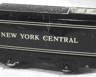 108 - Marx New York Central Coal Car 6 Inches Long O Gauge
