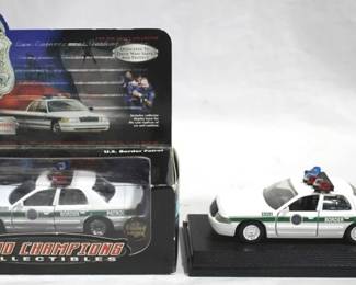 162 - 2 Road Champs "Border Patrol" Cars DieCast Cars
