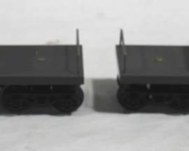 161 - 2 O Gauge Track Cleaner Train Cars
