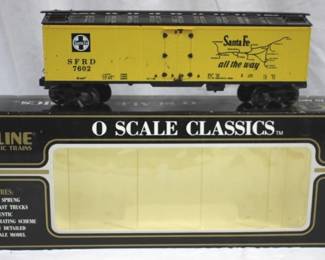 141 - K-Line Santa Fe Reefer Car w/Box O Gauge O Gauge
