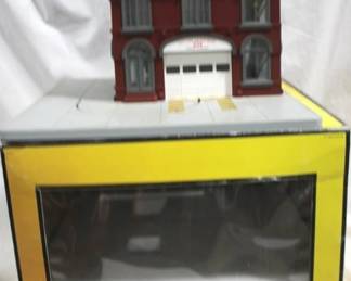 205 - Rail King Fire House w/Box
