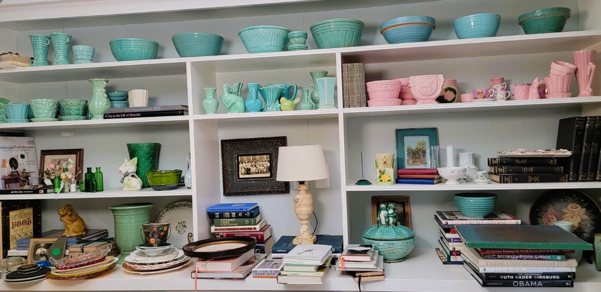 Turquoise, blue and green McCoy Collection