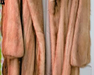 Stunning full length mink coat $200 Thursday or $100 Friday