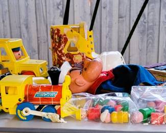Old Playskool and Fisher Price Toys