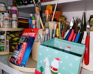 Craft supplies and tools